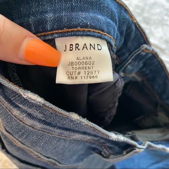 J Brand Alana High Rise Crop Skinny Jeans -Torrent - Picture 7 of 8